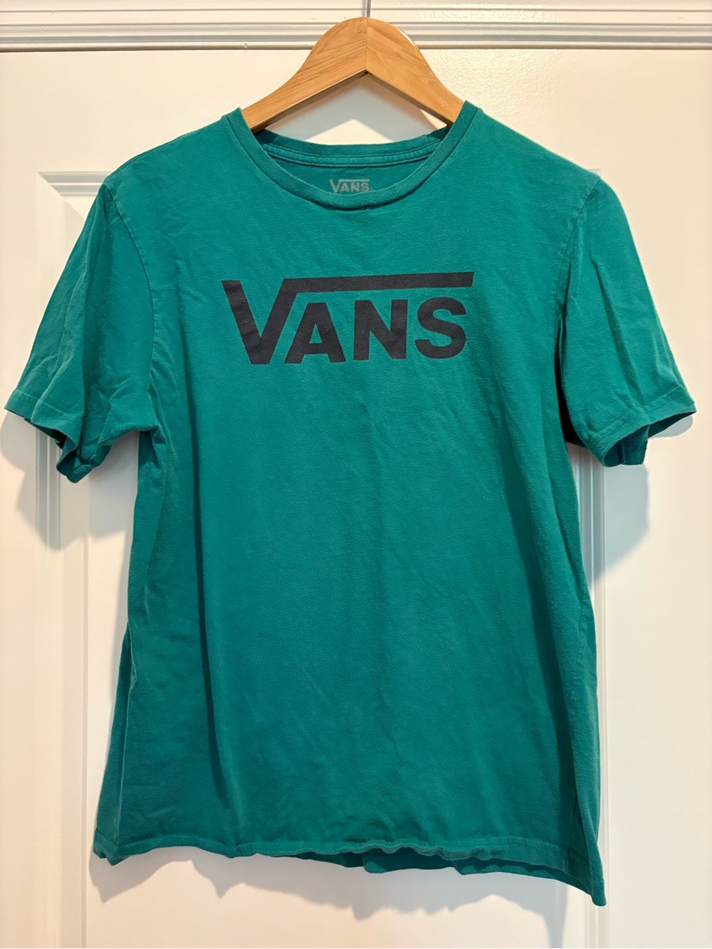 Vans Kids Teal Logo Crew Neck T-Shirt